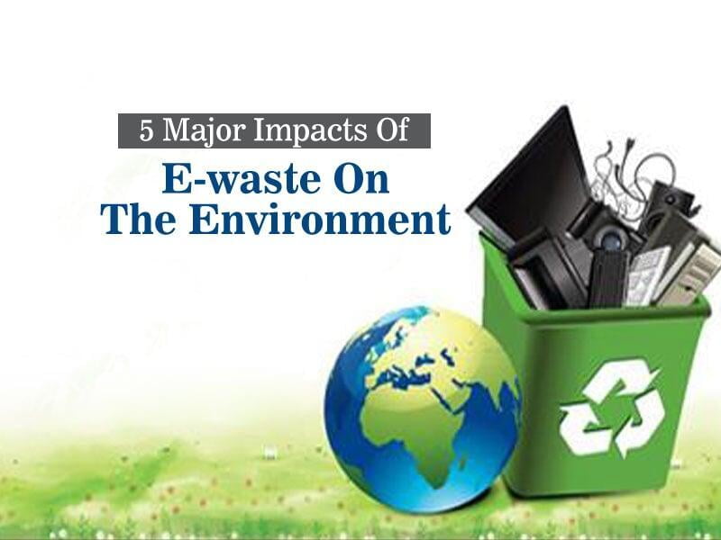What are the environmental impacts of electronic waste and ways to address them
